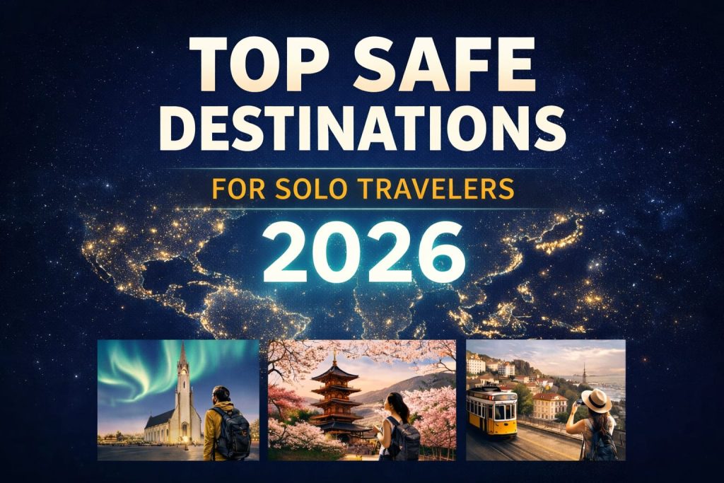Top Safe Destinations for solo Travelers 2026